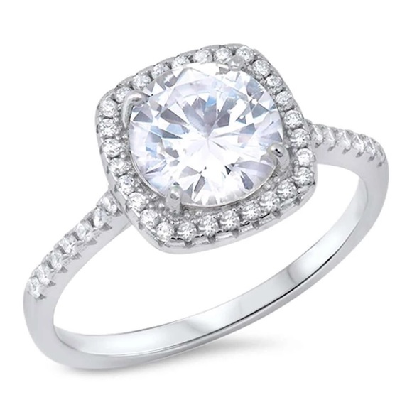 Jewelry - 925 Sterling Silver Cubic Zirconia Ring